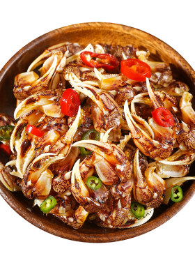 青岛醉蟹钳麻辣蟹钳捞汁小海鲜