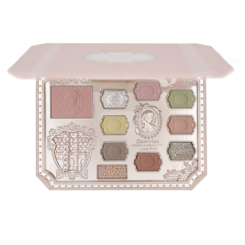 colorrose眼影正品官方旗舰店牛郎眼影腮红高光一体盘学生党大地