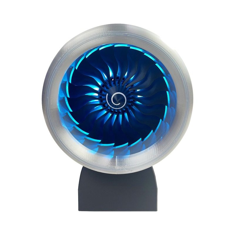 国航C919飞机涡扇发动机模型电动玩具启动摆件生日礼物可桌面成品