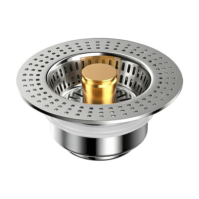 厨房水槽弹跳芯下水器