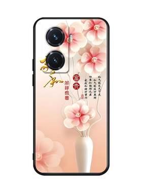 皑晨适用于vivoy77手机壳v2219a新款创意磨砂viv0y77全包边防摔viovy77彩绘软壳voivy77网红国风保护套男女简