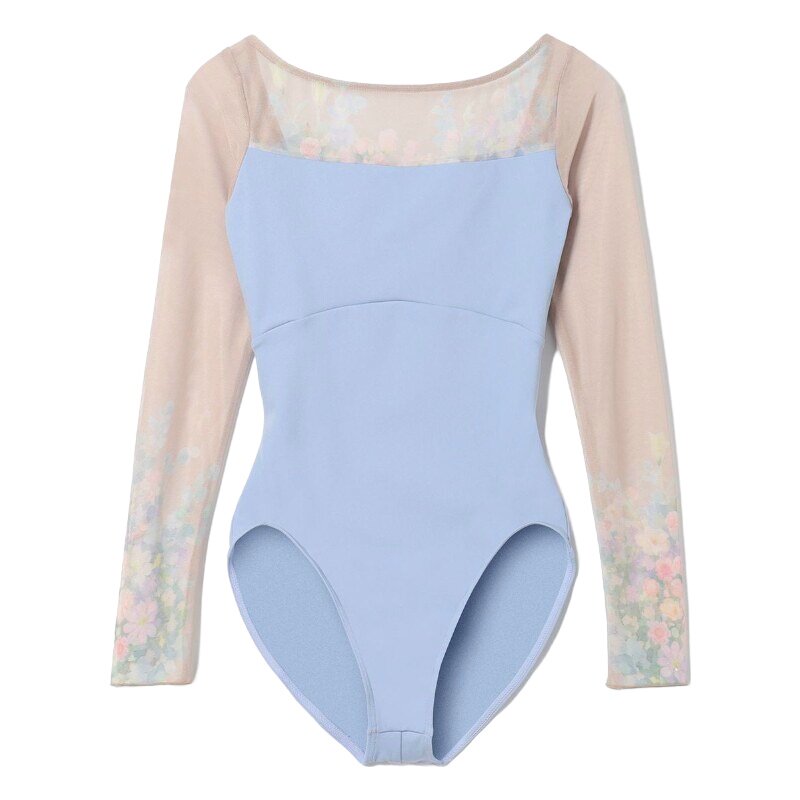 Chacott瑜伽舞蹈芭蕾体服练功服长袖紧身连体衣女ONWARD