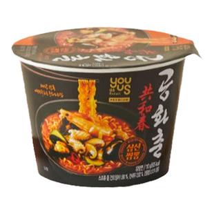 韩国直邮GS25便利店YOUUS共和春炸酱面三鲜海鲜面辣海鲜面