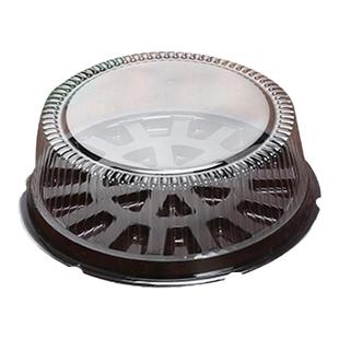 一次性烘焙包装盒4寸5寸6寸戚风圆形芝士西点透明塑料吸塑蛋糕盒