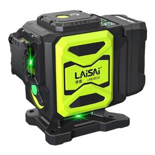 莱赛激光水平仪12线绿光高精度强光自动调平优镭贴墙UN6610贴墙仪