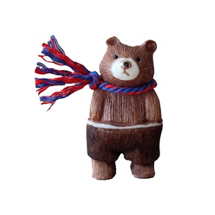 鹿角雕刻根付插兜熊手机挂件汽车钥匙扣文玩DIY手串配饰卡通礼物