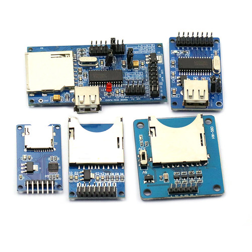 SD卡模块单片机 Micro SD卡模块CH376S SPI接口 迷你TF卡读写器