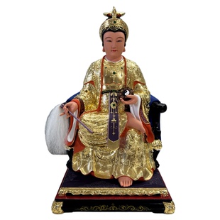 地母娘娘地姥元君后土夫人木雕工艺香樟木