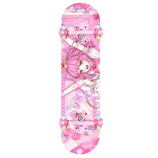 儿童叶罗丽滑板车3到6岁女孩初学者青少年专业双翘板玩具12可转弯