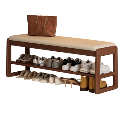 【AAA级】进口全实木换鞋凳