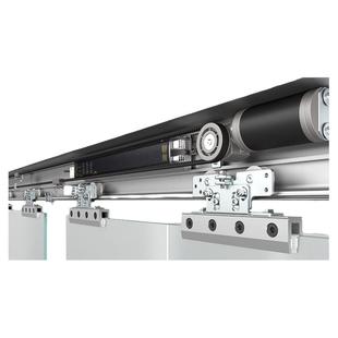 保利德电动玻璃自动平移感应门电机整套机组门禁控制器轨道全套