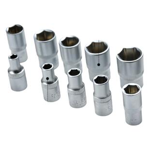 WITE小飞1/4系列标准短六角套筒头6.3MM棘轮扭力扳手4-14套装