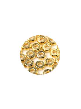 金色古法金纯铜隔片隔珠手串手链