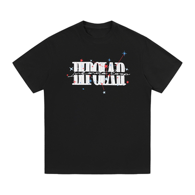 BIPOLAR夏季纯棉宽松情侣T恤