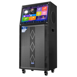 广场舞音响带显示屏家用客厅卡拉OK点歌机KTV一体机户外K歌音响箱