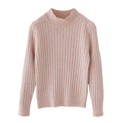 女童含羊毛的打底衫毛衣针织衫