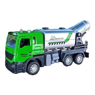 成乐美儿童城市建设合金工程玩具洒水雾炮登高各类小汽车大号回力