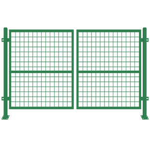 衡胜铁丝网门护栏网门仓库车间隔离门简易门庭院篱笆菜园围栏网门