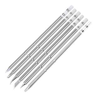 t12烙铁头一体发热芯电烙铁焊台刀口洛铁头维修烙铁咀t12烙铁头