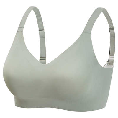 内衣女无痕大胸显小防下垂收副乳