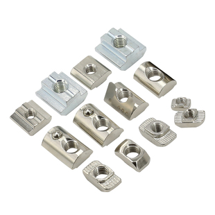 t型螺母M3M4M5M8欧标铝型材螺帽船型锤头螺帽20/30/40/45滑块弹片