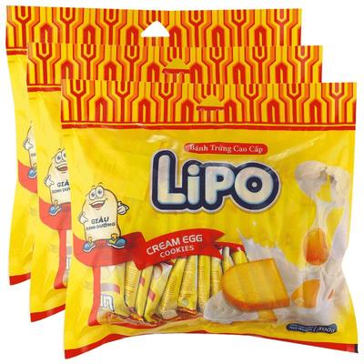 Lipo原味出游小吃零食300g×3包