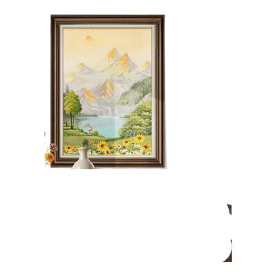 靠山图落地画风景油画