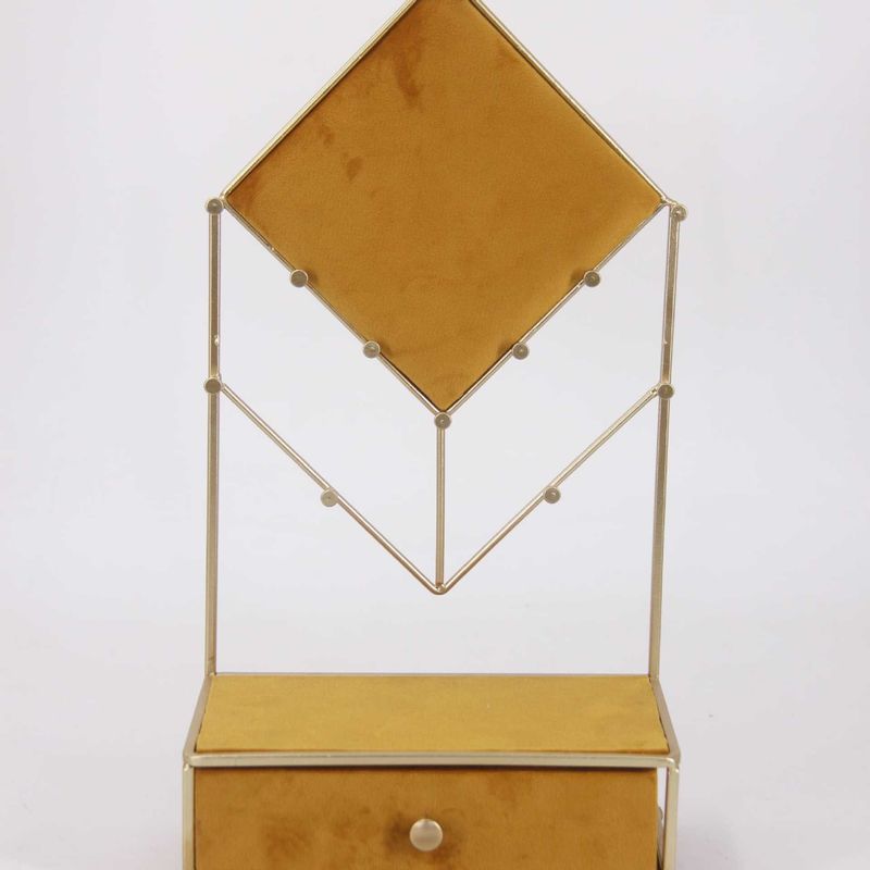 铁艺多巴胺色饰品展示架多功能收纳架项链手链戒指珠宝店铺摆台陈