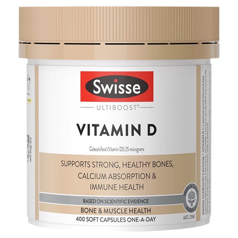 Swisse维生素d400粒进口提升VD值