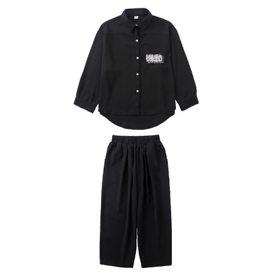 少儿popping机械舞演出服