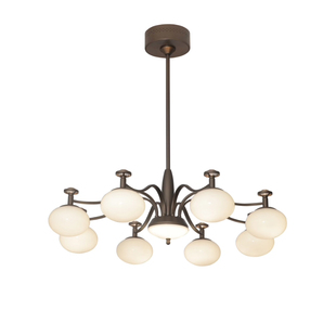 松伟LED春华秋实中古风美式复古新中式创意轻奢客餐厅吊灯具灯饰