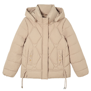 妈妈冬季羽绒棉服短款洋气中老年女装棉衣外套大码修身轻薄小棉袄