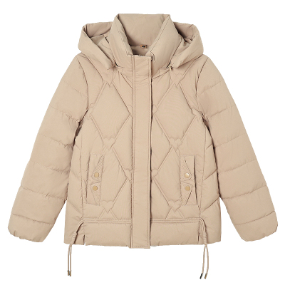 妈妈冬季羽绒棉服短款洋气大码