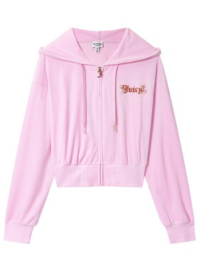 JuicyCouture橘滋丝绒短外套