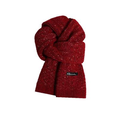 15mins软糯针织毛线围巾女冬季