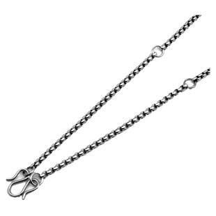 钛钢项链男女 泰国三挂佛牌链 无吊坠裸链加长款单链子70 80 90CM