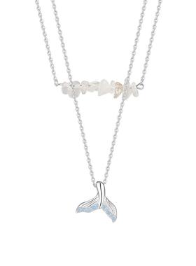 DAISYBEAUTY银女叠戴项链