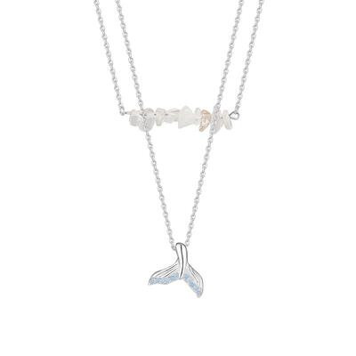 DAISYBEAUTY银女叠戴项链