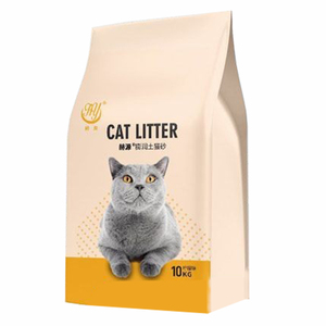 柠檬膨润土猫砂20斤赫源除臭无尘低粉结团不粘底天然原味猫沙10kg