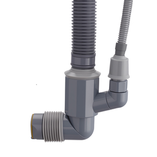 潜水艇90度墙排下水管防返臭神器密封塞洗衣机下水器下水三通