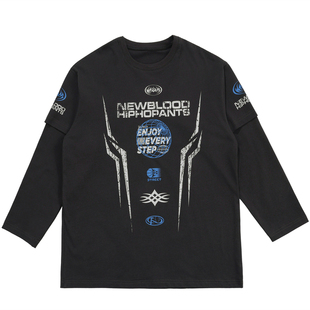 贝可家儿童街舞潮服套装嘻哈假两件少儿hiphop街舞服装男童演出服