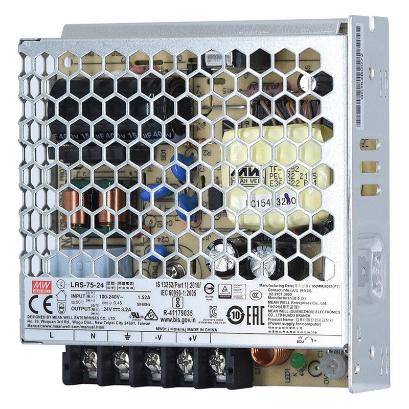 明纬LRS-75W电源5v12v15v24v48v