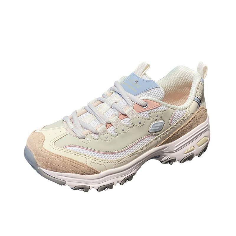 Skechers斯凯奇女鞋 熊猫鞋 时尚复古厚底老爹鞋休闲运动鞋149238