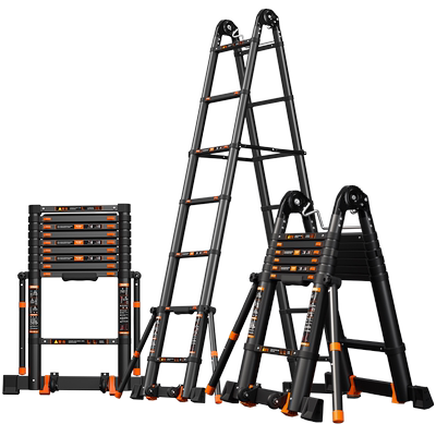 镁多力升级六脚稳定性伸缩安全梯