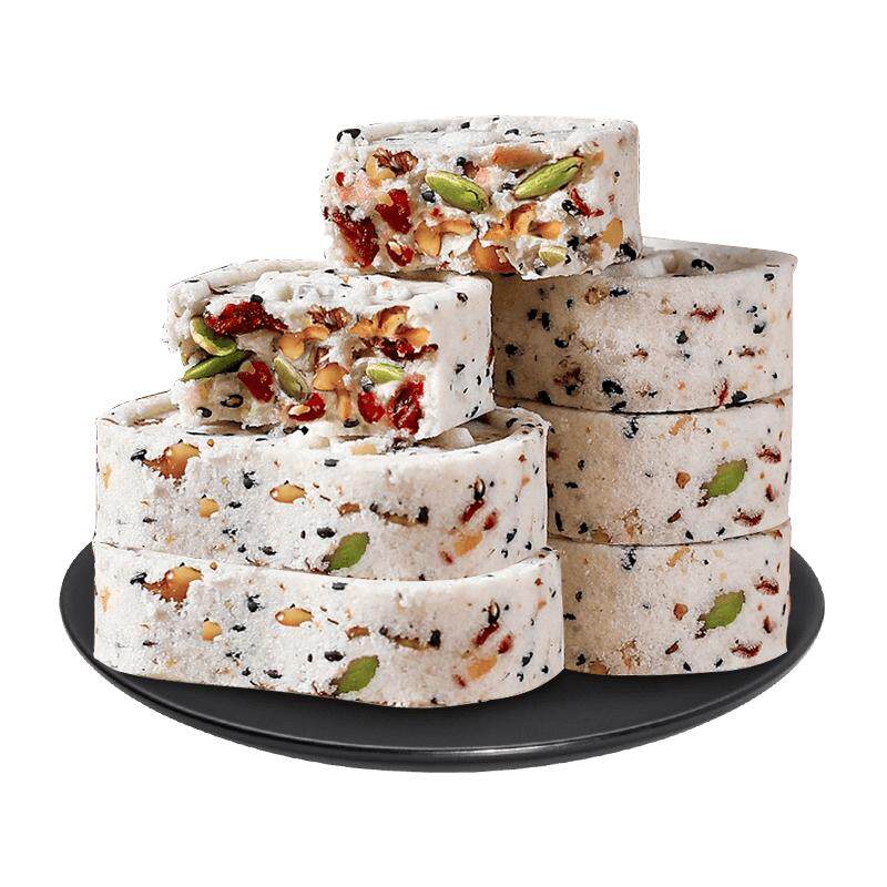 红枣山药八珍糕正品旗舰店坚果茯苓芡实糕点健康解馋营养早餐零食