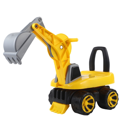 儿童可坐可骑大号滑行车挖掘机