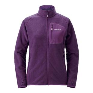 日潮跑腿Montbell蒙贝欧秋冬女款CLIMAPLUS100抓绒衣保暖内胆外套