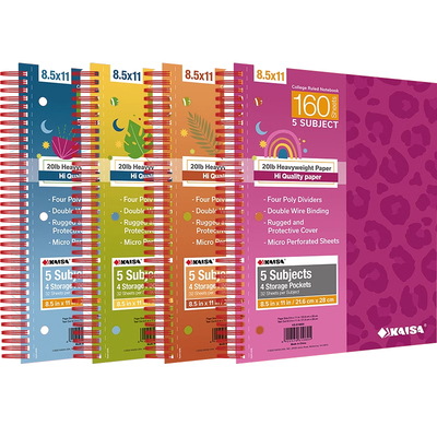 凯萨美式高颜值a4活页笔记本本子