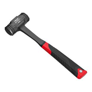 德力西电气锤子八角锤橡胶柄实心铁锤超硬大锤石工锤手锤4磅8磅锤