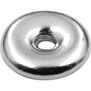 纯银隔片飞碟形藏式佛珠手串diy隔珠菩提文玩配饰配件实心垫片925